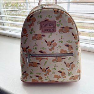 New Loungefly Pokemon Eevee Mini Backpack